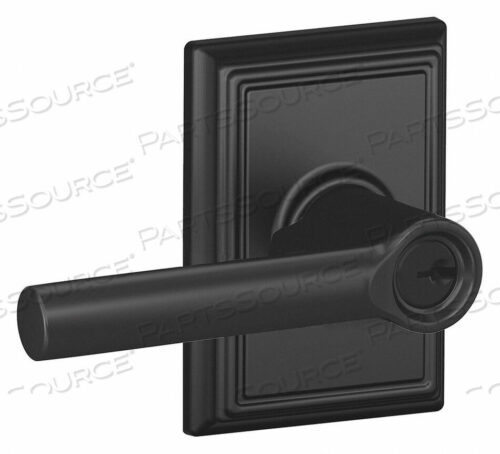 OEM#: F51A BRW 622 ADDLEVER LOCKSET BLACK POWDER COAT ENTRANCE by Schlage Lock