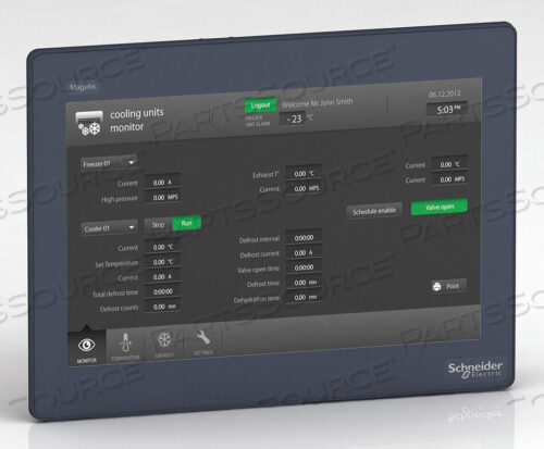 OEM#: HMIDT651TOUCH ПАНЕЛЬ 12 ДЮЙМОВ TFT ЦВЕТНАЯ 24 В ПОСТОЯННОГО ТОКА от APC / American Power Conversion