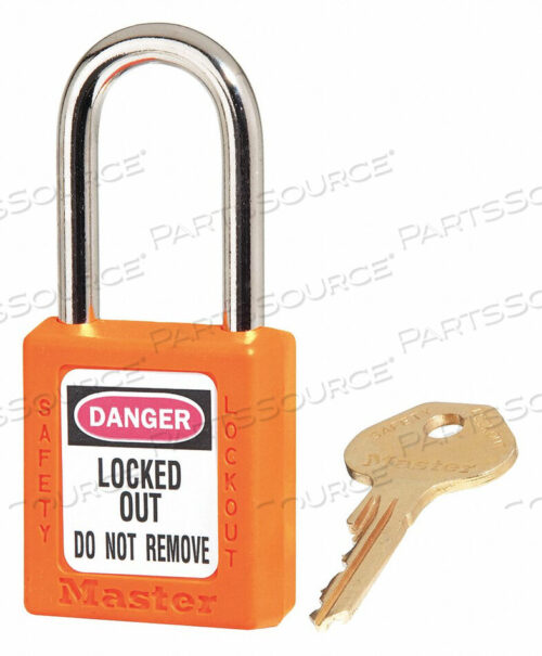 OEM#: 410S6ORJLOCKOUT PADLOCK KD ORANGE 1-3/4 H PK6 от Master Lock
