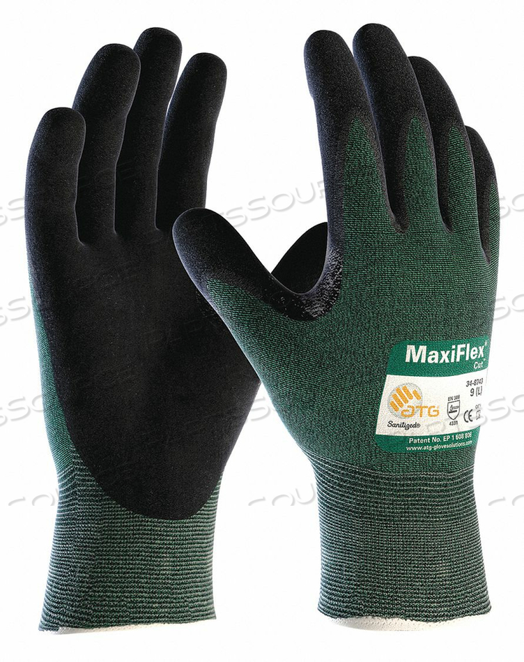 OEM#: 34-8743/XSMAXIFLEX CUT MICRO-FOAM НИТРИЛЬНЫЕ ПЕРЧАТКИ, ЧЕРНЫЕ, X-SMALL, 12 ПАР от Protective Industrial Products