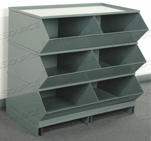 OEM#: 3-56SSPBSЕКЦИОННЫЙ БЛОК КОНТЕЙНЕРОВ 6 СЕРЫЙ 35-1/8 ДЮЙМА H от Stackbin Corporation