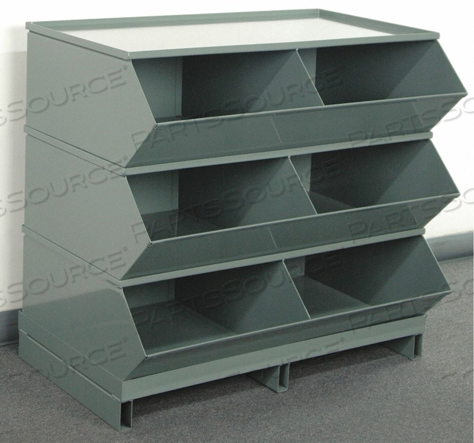 OEM#: 3-56SSPBSЕКЦИОННЫЙ БЛОК КОНТЕЙНЕРОВ 6 СЕРЫЙ 35-1/8 ДЮЙМА H от Stackbin Corporation