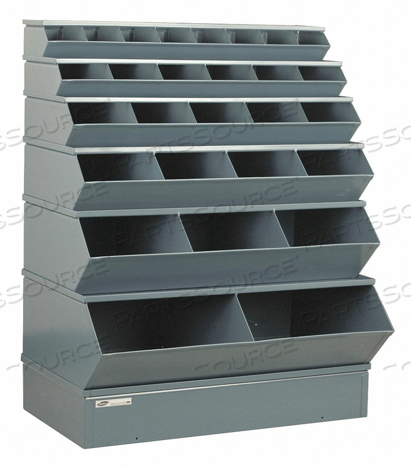 OEM#: 3-5028SSBСЕКЦИОННЫЙ БЛОК КОНТЕЙНЕРОВ 28 СЕРЫЙ 53 ДЮЙМА H от Stackbin Corporation