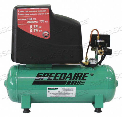 OEM#: 45PL19 ПОРТАТИВНЫЙ ВОЗДУШНЫЙ КОМПРЕССОР 3 ГАЛЛОНА ДЛЯ ХОТ-ДОГА от Speedaire