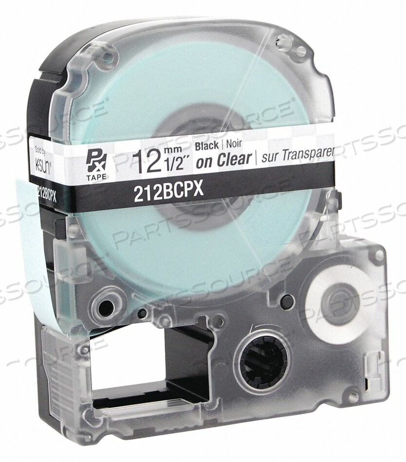 OEM#: 212BCPXЭТИКЕТКА ДЛЯ КАРТРИДЖА 1/2 ДЮЙМА W ПРОЗРАЧНАЯ от Epson