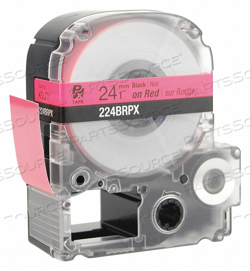OEM#: 224BRPXЭТИКЕТКА КАРТРИДЖА 1 ДЮЙМ W КРАСНАЯ от Epson