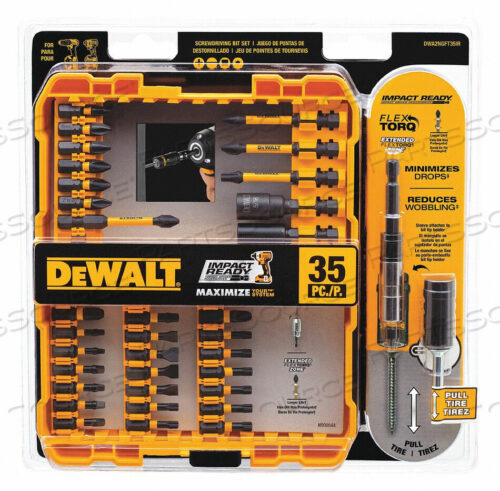 OEM#: DWA2NGFT35IRНАБОР ОТВЕРТОЧНЫХ БИТ СТАЛЬНОЙ 35 ПРЕДМЕТОВ от DeWalt