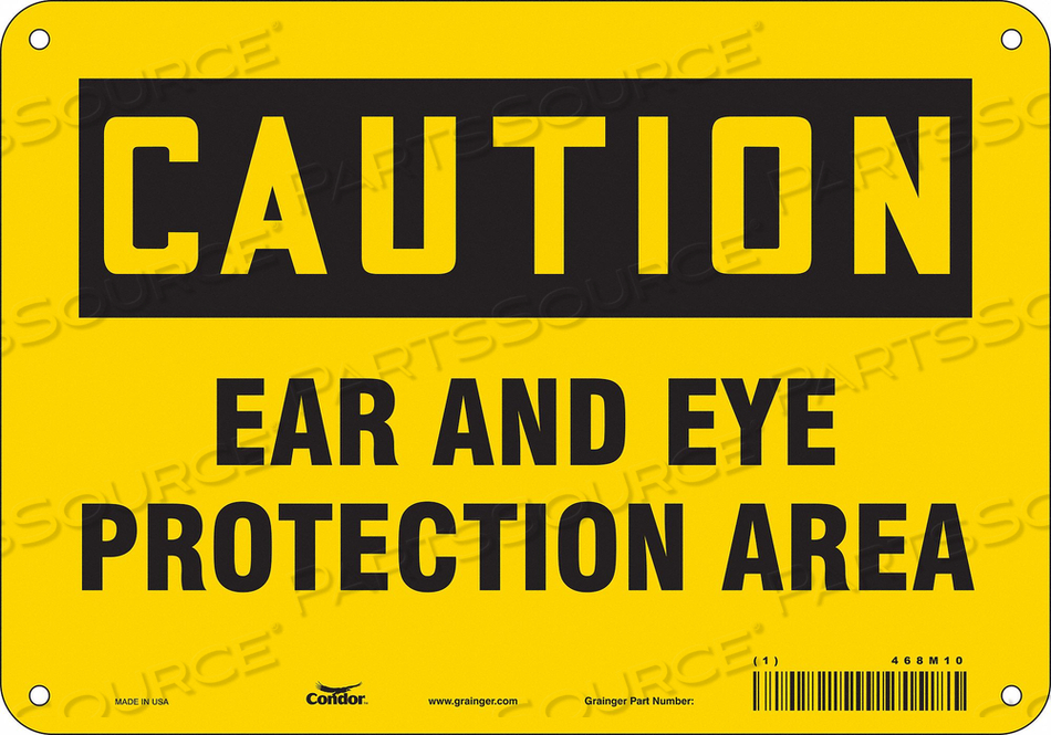 OEM#: 468M10ЗНАК БЕЗОПАСНОСТИ 10 ШX7 В 0,055 ТОЛЩИНА от Condor