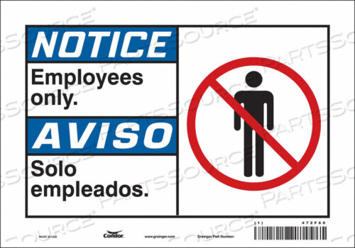 OEM#: 472F60ЗНАК БЕЗОПАСНОСТИ 10 Ш 7 В 0,004 ТОЛЩИНА от Condor