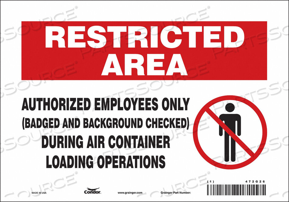 OEM#: 472G26ЗНАК БЕЗОПАСНОСТИ 10 Ш 7 В 0,004 ТОЛЩИНА от Condor