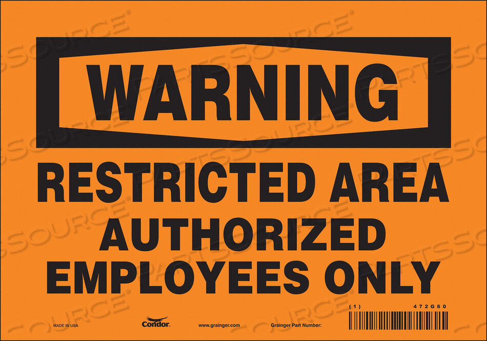 OEM#: 472G60ЗНАК БЕЗОПАСНОСТИ 10 Ш 7 В 0,004 ТОЛЩИНА от Condor