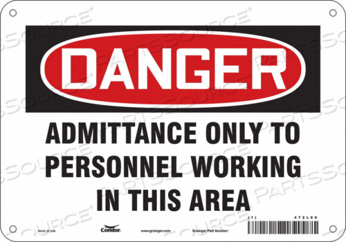 OEM#: 472L60ЗНАК БЕЗОПАСНОСТИ 10 Ш 7 В 0,032 ТОЛЩИНА от Condor