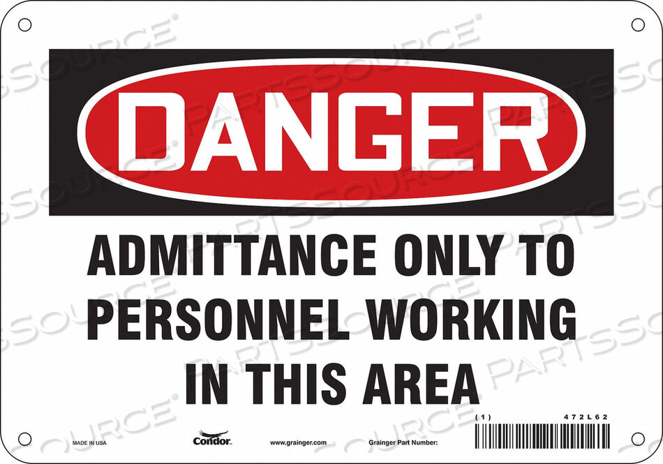 OEM#: 472L62ЗНАК БЕЗОПАСНОСТИ 10 Ш 7 В 0,055 ТОЛЩИНА от Condor