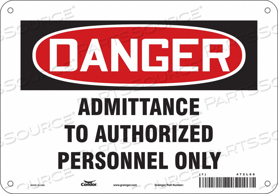 OEM#: 472L66ЗНАК БЕЗОПАСНОСТИ 10 Ш 7 В 0,032 ТОЛЩИНА от Condor