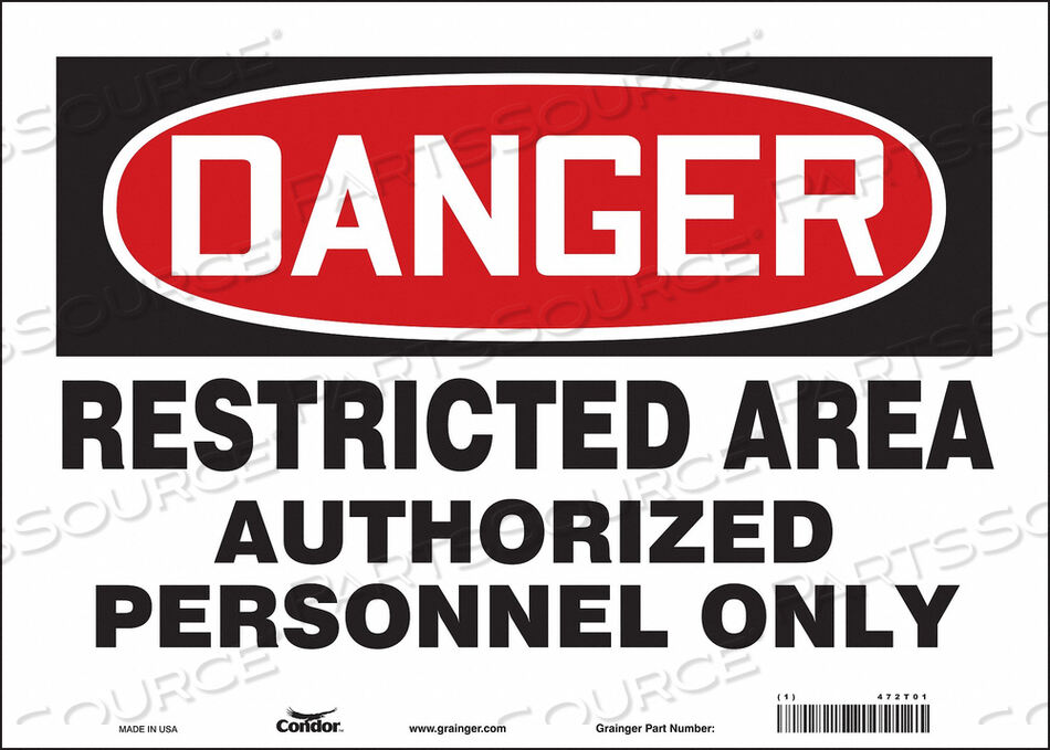 OEM#: 472T01ЗНАК БЕЗОПАСНОСТИ 14 Ш 10 В 0,004 ТОЛЩИНА от Condor