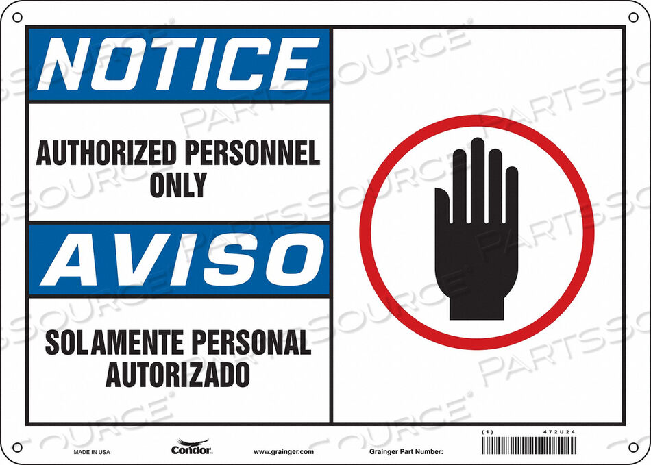 OEM#: 472U24ЗНАК БЕЗОПАСНОСТИ 14 Ш 10 В 0,032 ТОЛЩИНА от Condor