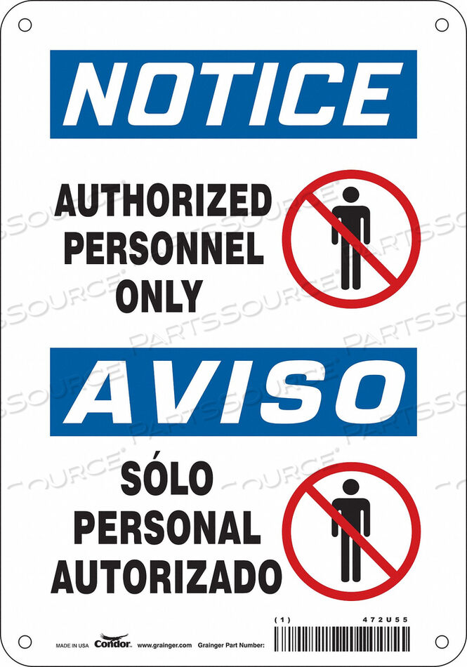 OEM#: 472U55ЗНАК БЕЗОПАСНОСТИ 7 Ш 10 В 0,032 ТОЛЩИНА от Condor