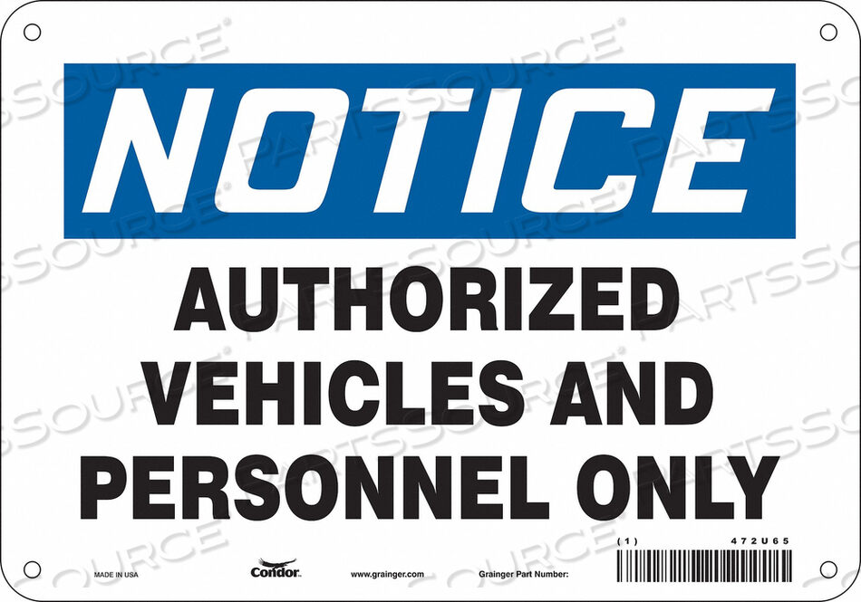 OEM#: 472U65ЗНАК БЕЗОПАСНОСТИ 10 Ш 7 В 0,032 ТОЛЩИНА от Condor