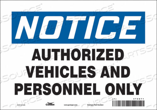 OEM#: 472U71ЗНАК БЕЗОПАСНОСТИ 10 Ш 7 В 0,004 ТОЛЩИНА от Condor