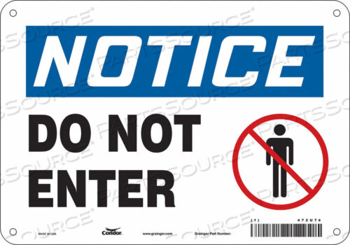 OEM#: 472U74ЗНАК БЕЗОПАСНОСТИ ВХОД ЗАПРЕЩЕН 7 X10 от Condor
