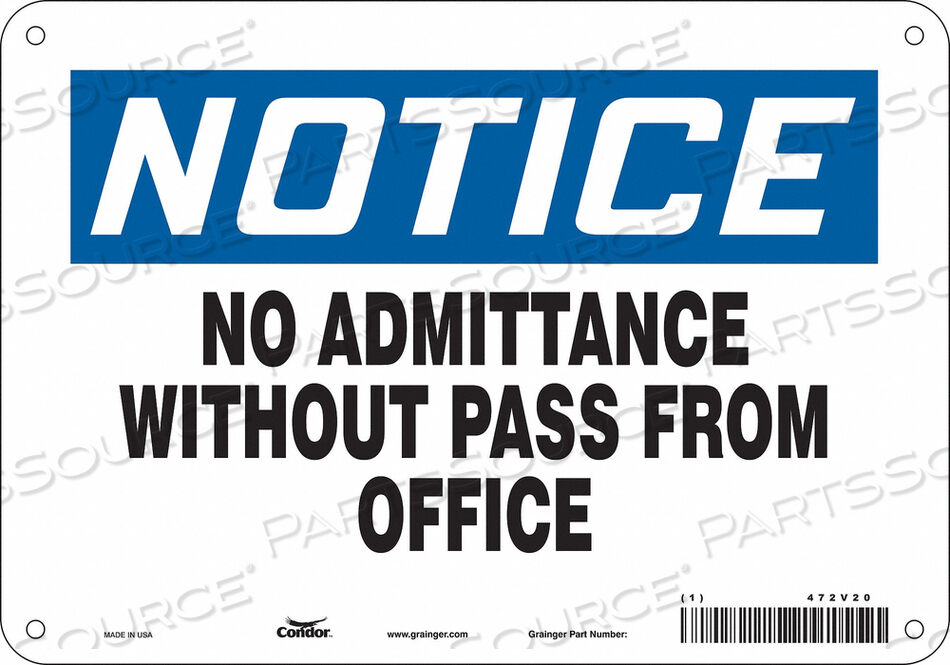OEM#: 472V20ЗНАК БЕЗОПАСНОСТИ 10 Ш 7 В 0,055 ТОЛЩИНА от Condor