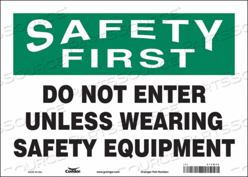 OEM#: 472W48ЗНАК БЕЗОПАСНОСТИ ВХОД ЗАПРЕЩЕН 10 X14 от Condor