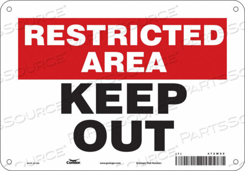 OEM#: 472W55ЗНАК БЕЗОПАСНОСТИ 10 Ш 7 В 0,032 ТОЛЩИНА от Condor