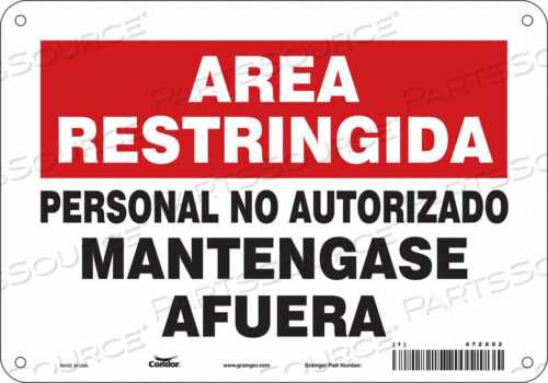 OEM#: 472X02ЗНАК БЕЗОПАСНОСТИ 10 Ш 7 В 0,032 ТОЛЩИНА от Condor