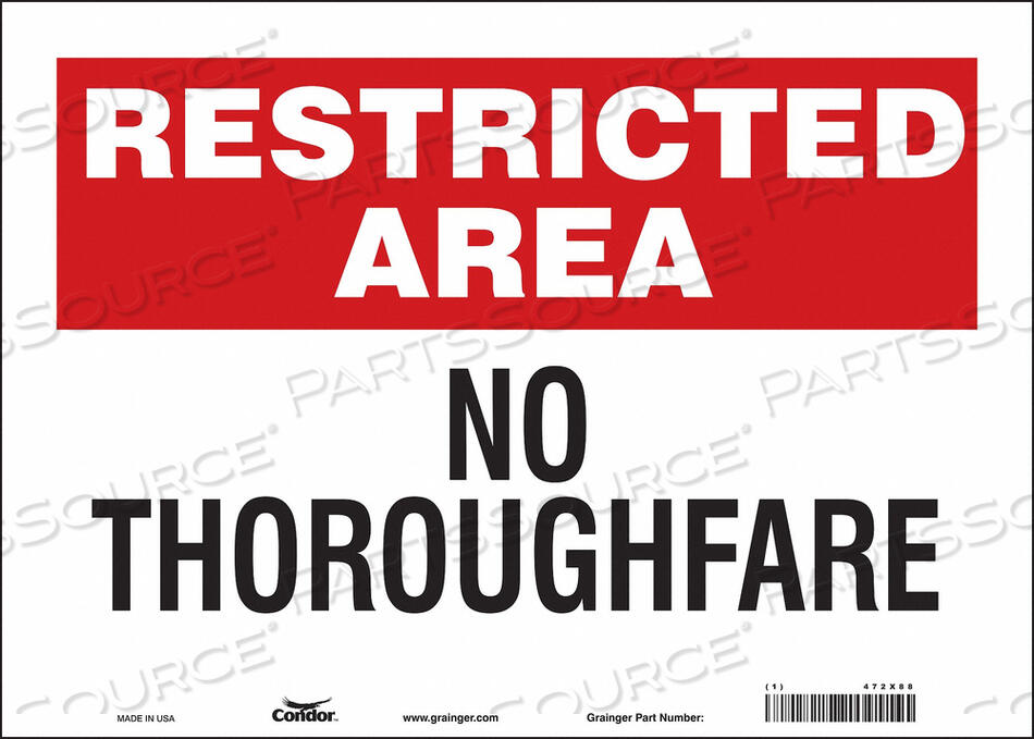 OEM#: 472X88ЗНАК БЕЗОПАСНОСТИ 14 Ш 10 В 0,004 ТОЛЩИНА от Condor
