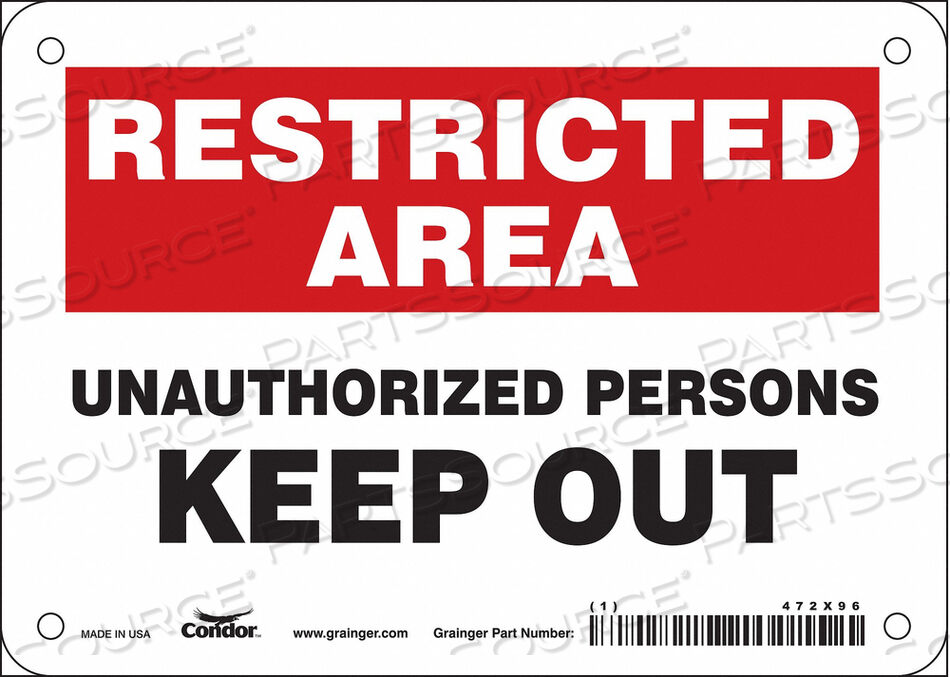 OEM#: 472X96J7027 ЗНАК БЕЗОПАСНОСТИ 7 Ш 5 В 0,004 ТОЛЩИНА от Condor