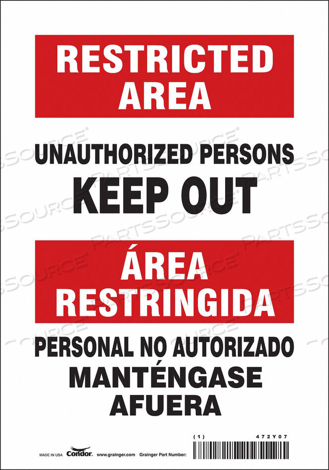 OEM#: 472Y07ЗНАК БЕЗОПАСНОСТИ 7 Ш 10 В 0,004 ТОЛЩИНА от Condor