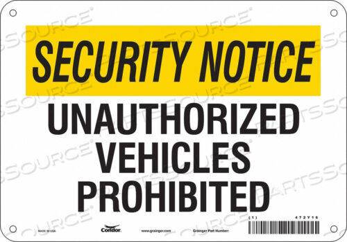 OEM#: 472Y16ЗНАК БЕЗОПАСНОСТИ 10 Ш 7 В 0,032 ТОЛЩИНА от Condor