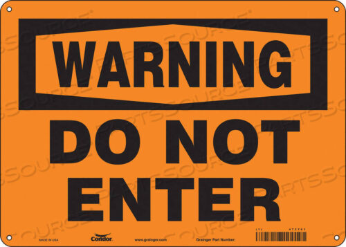 OEM#: 472Y61ЗНАК БЕЗОПАСНОСТИ ВХОД ЗАПРЕЩЕН 10 X14 от Condor