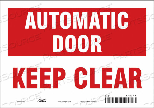 OEM#: 472Z41ЗНАК БЕЗОПАСНОСТИ 10 Ш 7 В 0,004 ТОЛЩИНА от Condor