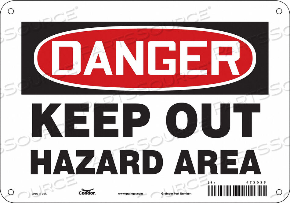 OEM#: 473D35ЗНАК БЕЗОПАСНОСТИ 10 Ш 7 В 0,032 ТОЛЩИНА от Condor