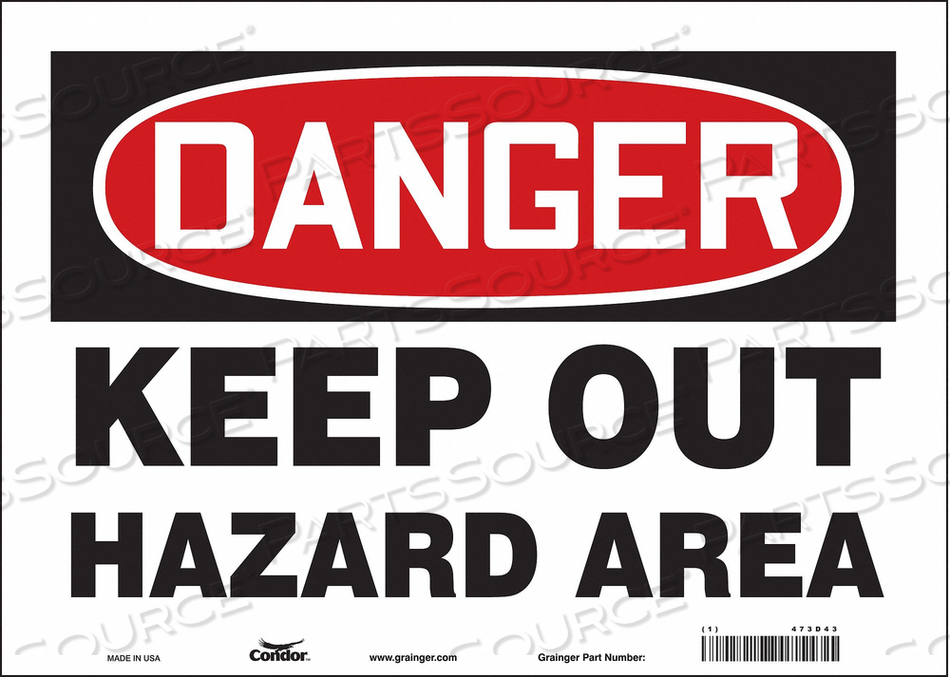 OEM#: 473D43ЗНАК БЕЗОПАСНОСТИ 14 Ш 10 В 0,004 ТОЛЩИНА от Condor