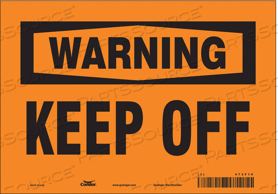 OEM#: 473F19ЗНАК БЕЗОПАСНОСТИ 10 Ш 7 В 0,004 ТОЛЩИНА от Condor