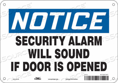 OEM#: 473F47ЗНАК БЕЗОПАСНОСТИ 10 Ш 7 В 0,032 ТОЛЩИНА от Condor