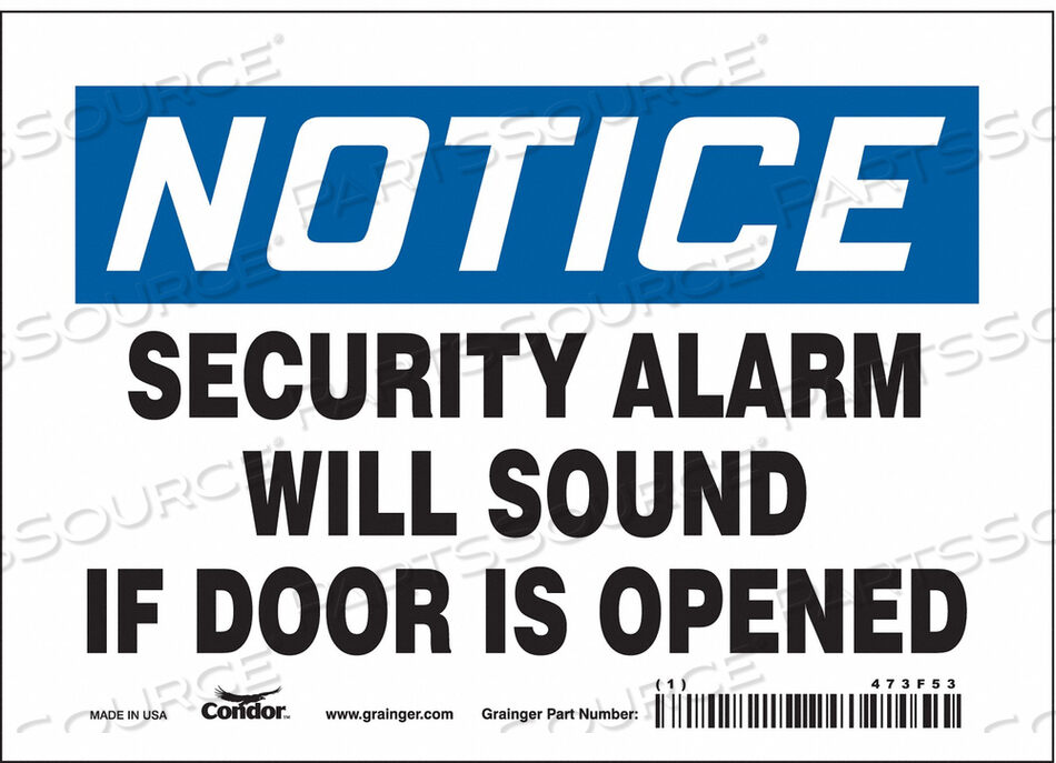 OEM#: 473F53ЗНАК БЕЗОПАСНОСТИ 7 Ш 5 В 0,004 ТОЛЩИНА от Condor