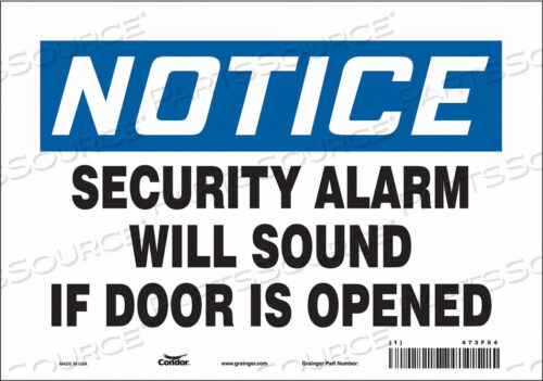 OEM#: 473F54ЗНАК БЕЗОПАСНОСТИ 10 Ш 7 В 0,004 ТОЛЩИНА от Condor