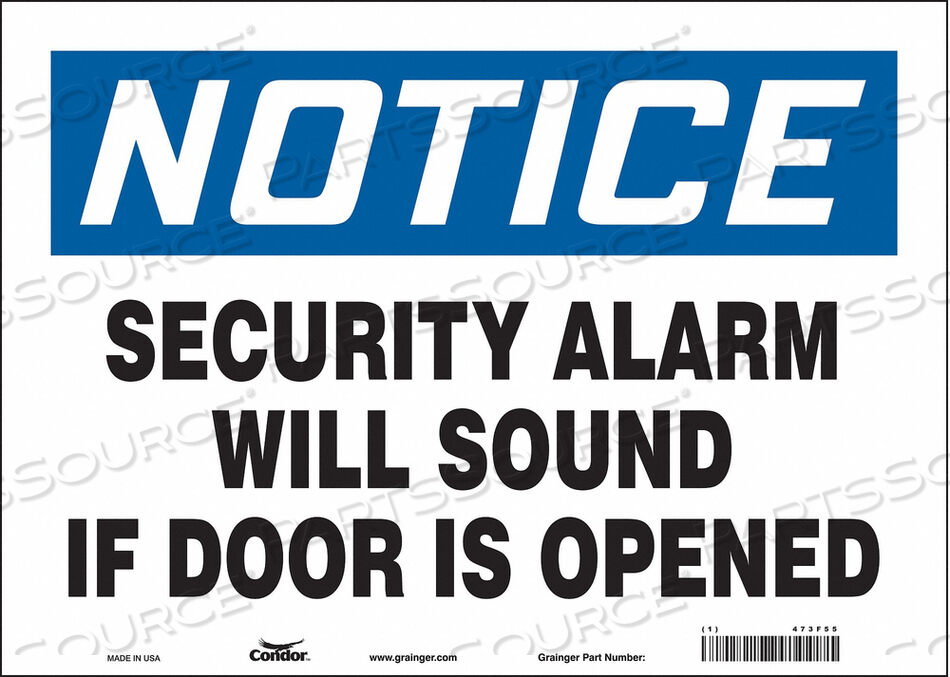 OEM#: 473F55ЗНАК БЕЗОПАСНОСТИ 14 Ш 10 В 0,004 ТОЛЩИНА от Condor