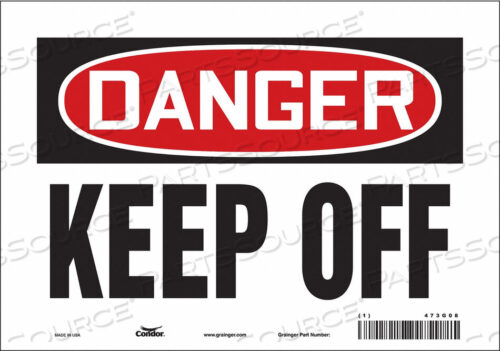 OEM#: 473G08ЗНАК БЕЗОПАСНОСТИ 10 Ш 7 В 0,004 ТОЛЩИНА от Condor