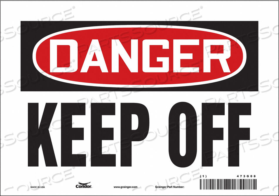 OEM#: 473G08ЗНАК БЕЗОПАСНОСТИ 10 Ш 7 В 0,004 ТОЛЩИНА от Condor