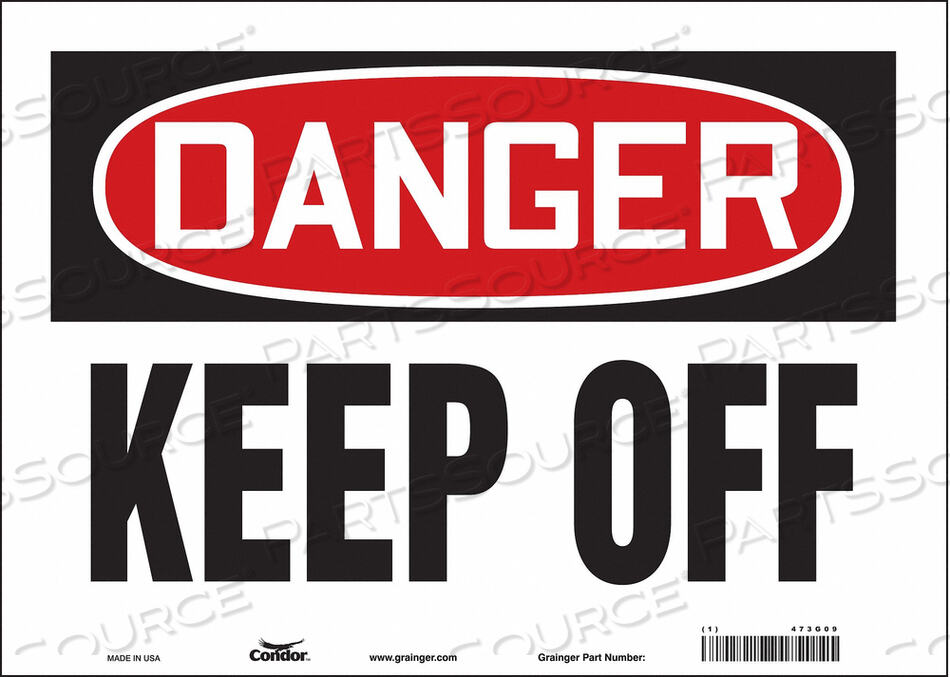 OEM#: 473G09ЗНАК БЕЗОПАСНОСТИ 14 Ш 10 В 0,004 ТОЛЩИНА от Condor