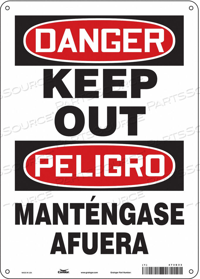 OEM#: 473G33ЗНАК БЕЗОПАСНОСТИ 10 Ш 14 В 0,032 ТОЛЩИНА от Condor