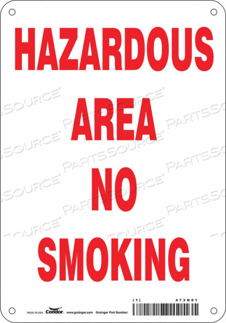 OEM#: 473N81ЗНАК «КУРИТЬ ЗАПРЕЩЕНО» 7 ШX10 В 0,055 ТОЛЩИНА от Condor