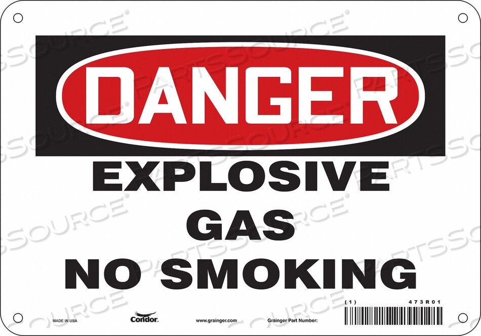 OEM#: 473R01ЗНАК «КУРИТЬ ЗАПРЕЩЕНО» 10 ШX7 В 0,032 ТОЛЩИНА от Condor