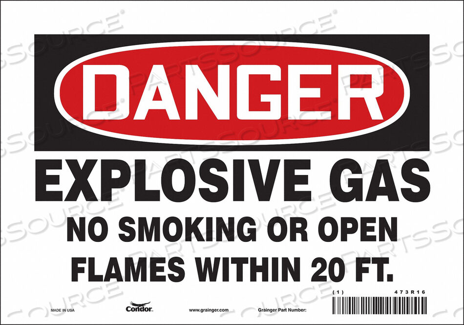 OEM#: 473R16ЗНАК «КУРИТЬ ЗАПРЕЩЕНО» 10 ШX7 В 0,004 ТОЛЩИНА от Condor