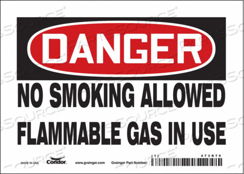 OEM#: 473R75ЗНАК «КУРИТЬ ЗАПРЕЩЕНО» 7 ШX5 В 0,004 ТОЛЩИНА от Condor