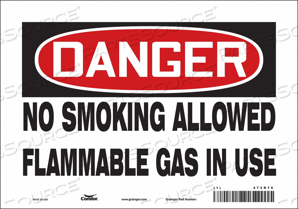 OEM#: 473R76ЗНАК «КУРИТЬ ЗАПРЕЩЕНО» 10 ШX7 В 0,004 ТОЛЩИНА от Condor